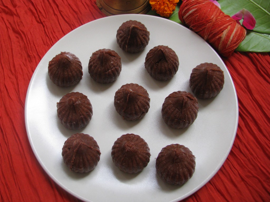 chocolate modak recipe in marathi 