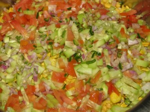 salad bhel recipe