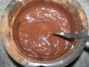 chocolate pudding mixture without butter and cheese 