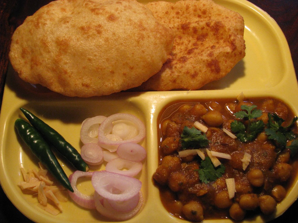 Instant Bhatura with soda water