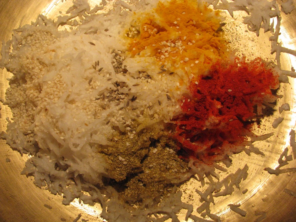 ingredients for mooli ka paratha