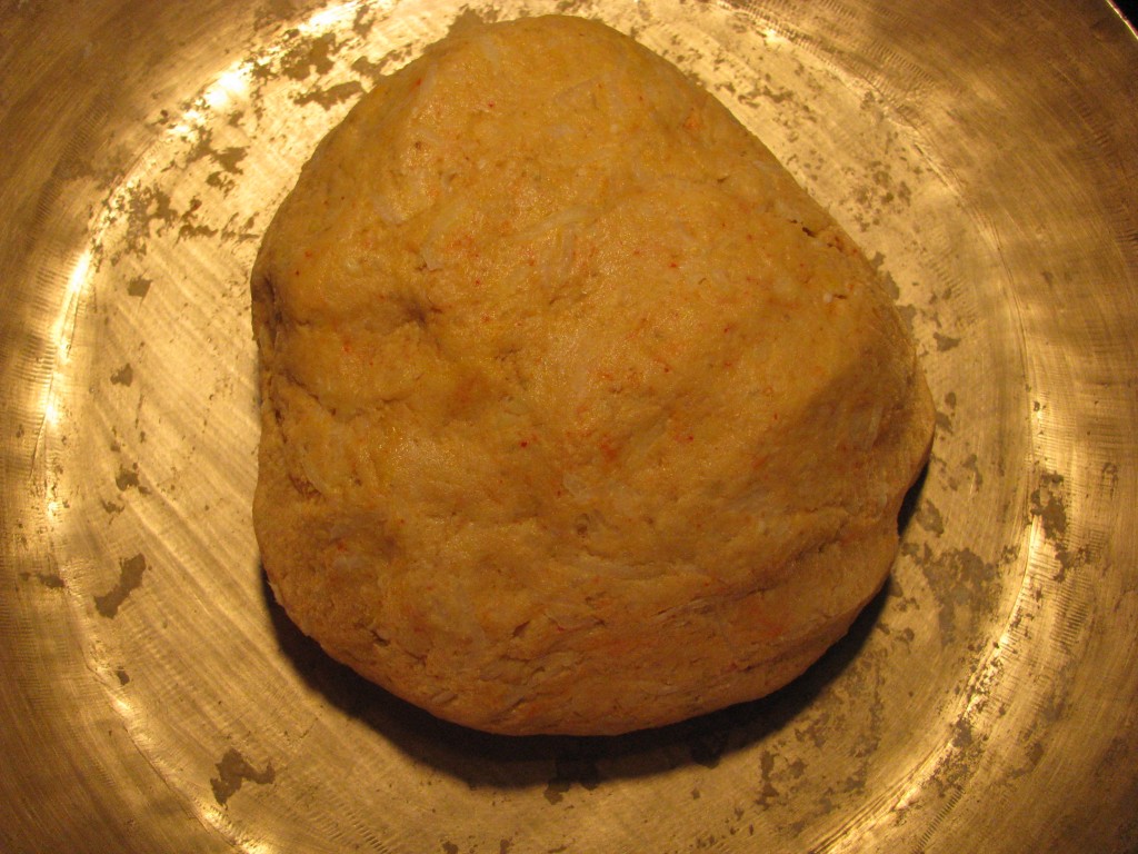 Dough for mooli ka paratha
