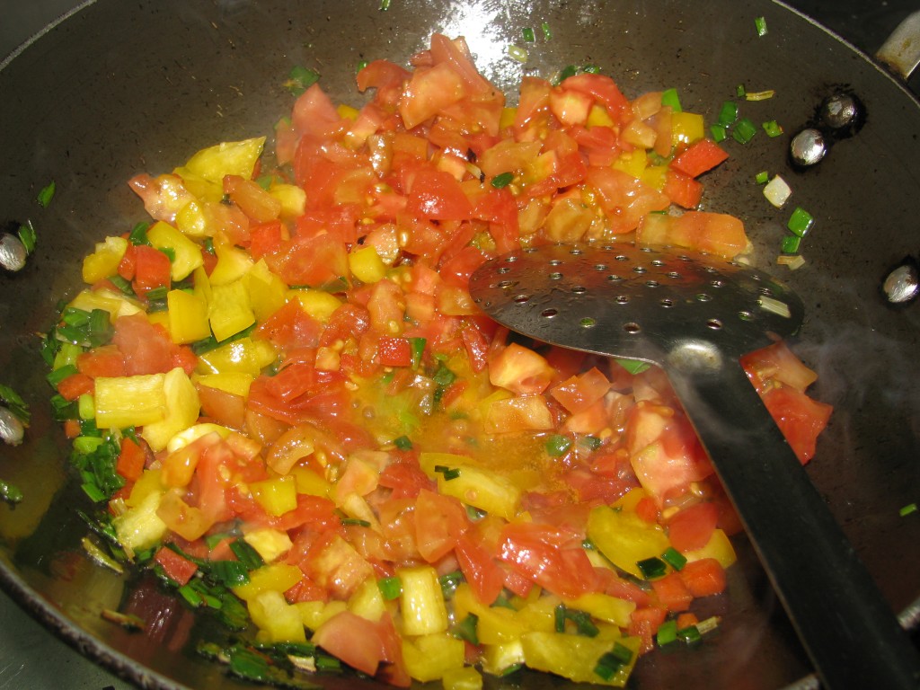 add roasted tomatoes ,peeled ,diced tomatoes in pasta recipe 