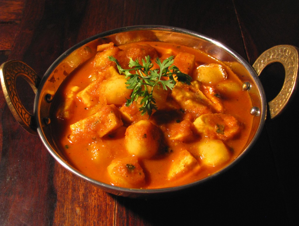 Aloo paneer curry