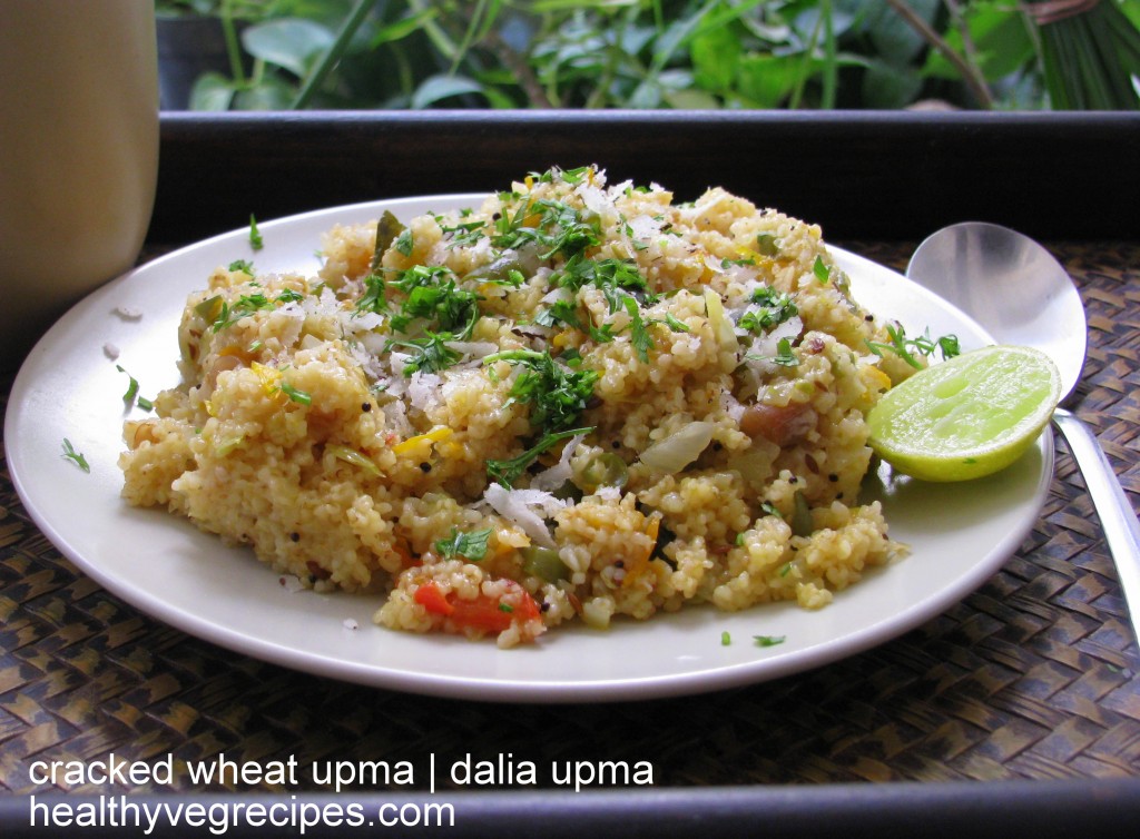 how to make dalia upma