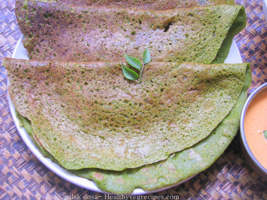 palak dosa recipe for people suffering from diabetes
